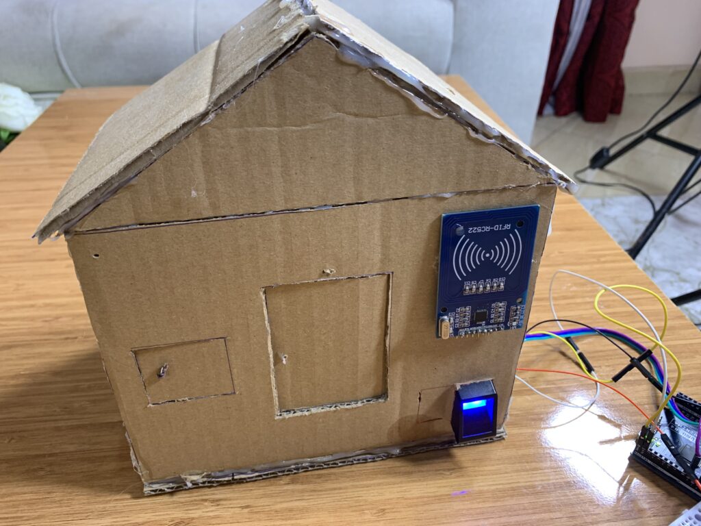 House from cardboard