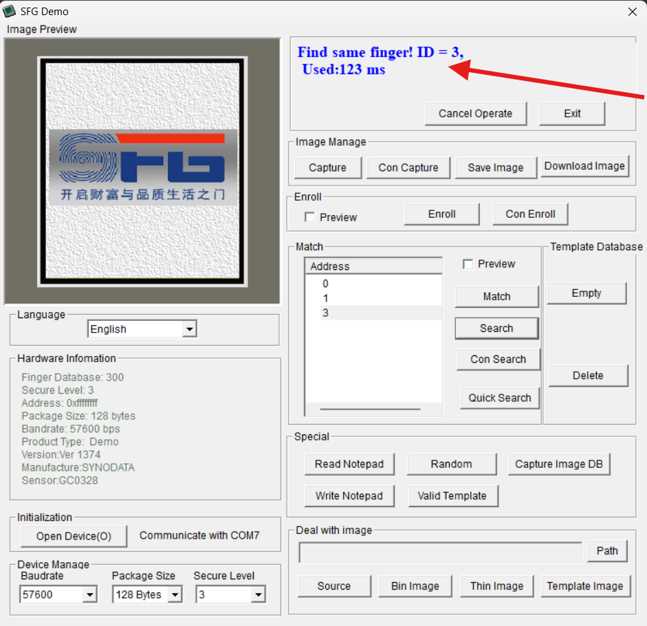 sfg-demo-software-fingerprint-found-search